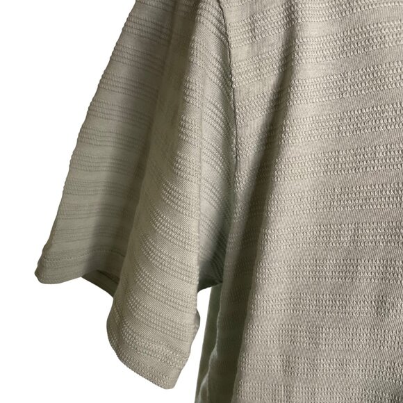 PX Mens Henly Striped Green Shirt Size 3XL Top u - Picture 5 of 10